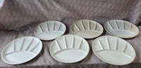 Set of 6 Sushi Divided Plates