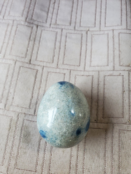 Carved Stone Egg Paperweight