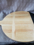 Two Toned Black and Light Wood Cheese Board