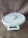 Crate and Barrel Covered Casserole Dish