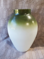 Hand Painted Milk Glass Vase