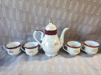 10 Piece Asian Inspired Porcelain Tea Set
