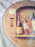 Round Pimpernel Wine Bottle Glass Counter Saver