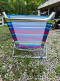 Low Reclining Beach Chair (two available, priced separately)