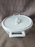 Crate and Barrel Covered Casserole Dish