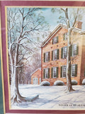 Framed "Winter at My Old Kentucky Home" Print by C.W. Vittitow
