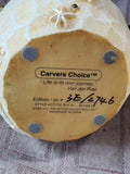 The Boyds Collection Carvers Choice Snowman Figurine