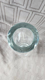 Heavy Clear Glass Vase