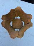Signed Decorative Leaf Terracotta Planter (no liner)