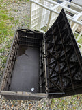 Brown Suncast Basket Weave Plastic Deck Box