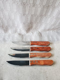 Set of 4 Towle Silversmiths Steak Knives