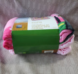 John Deere Collection "Tractors are for Girls" No Sew Fleece Throw Kit UNUSED
