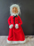 (DDD) Byers' Choice Carolers Signed "Mrs. Claus" Figurine
