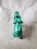Carved Green Stone Elephant Paperweight