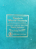 Maruri Limited Edition Santa's World Travels Collection "Rapid Delivery" Figurine