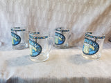 Set of 4 Cera Clear Glass "Saloon" Beer Mugs