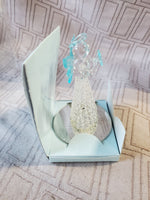 Crystal Birth Stone Angel "March" Figurine