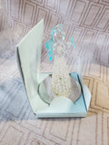 Crystal Birth Stone Angel "March" Figurine