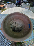 Large Shallow Terracotta Planter w/Flower Embellishment