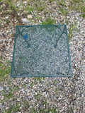 Green Metal Outdoor Side Table