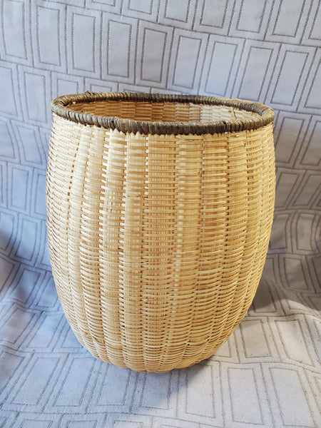 Hand Woven Bamboo Planter Basket