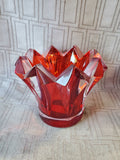 Mikasa "Skyline Red" Crystal Candle Votive