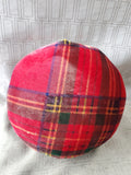 Plaid Fabric Pumpkin