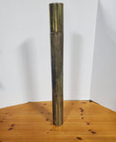Vintage Tall Brass Storage Tube