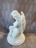 Lighted Porcelain Angel Figurine WORKS