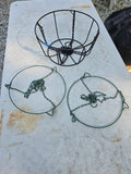 E-Trio of Metal Plant Hangers