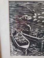 Signed and Number "Fishing II" Print by J. Scott