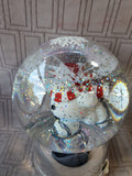 Light Up Snowman Snow Globe WORKS