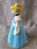 Pair of Walt Disney Productions Cinderella Ceramic and Prince Charming Figurines