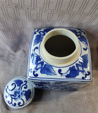 Blue and White Ceramic Ginger Jar (B)