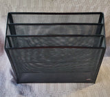 Pair of Wire Mesh Desk Organizers