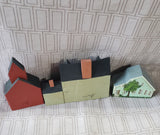 Lot of Wooden House Figurines