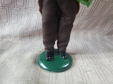 Signed Byers' Choice Caroler Man Holding Garland Figurine