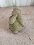 Cement Chubby Bunny Garden Statue