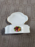 (J) Royal Albert Old Country Roses Trinket Box