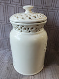 White Ceramic "Coffee" Jar