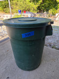 Rubbermaid Brute Lidded Trash Can
