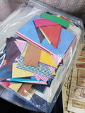 Scrapbook Craft Supply Lot with Organizing Storage Binder