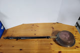 Vintage Copper, Brass, and Wooden Bed Warmer
