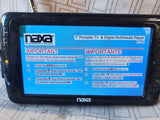Naxa Portable 7" TV & Digital Multimedia Player POWERS ON/NO FURTHER TESTING