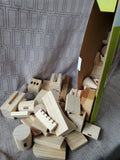 Treehaus Wood Shoppe Solid Wood Castle Blocks
