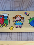 Lot of Wooden Children's Puzzles