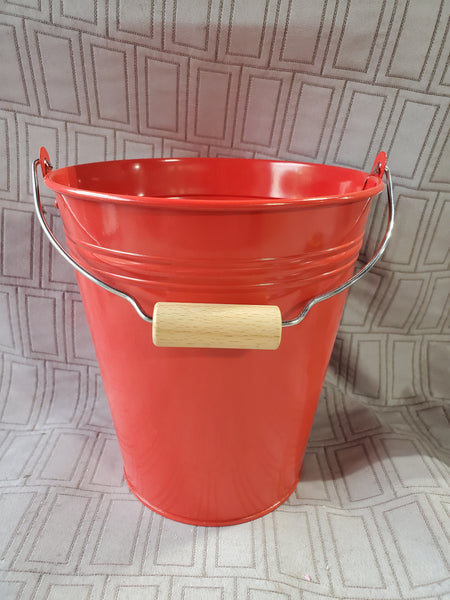 Ikea Red Socker Tin Bucket