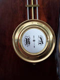 Ethan Allen Skeleton Style Pendulum Wall Clock DOES NOT APPEAR TO BE WORKING