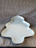Le Creuset Pearl Christmas Tree Cookie Platter