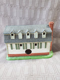 Lefton China The Williamsburg Collection "King's Arms Tavern" Lighted House MISSING LIGHT
